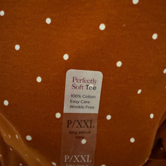 NWT Polka Dot Long Sleeve Top 2X/PETITE #CL - Picture 6 of 8